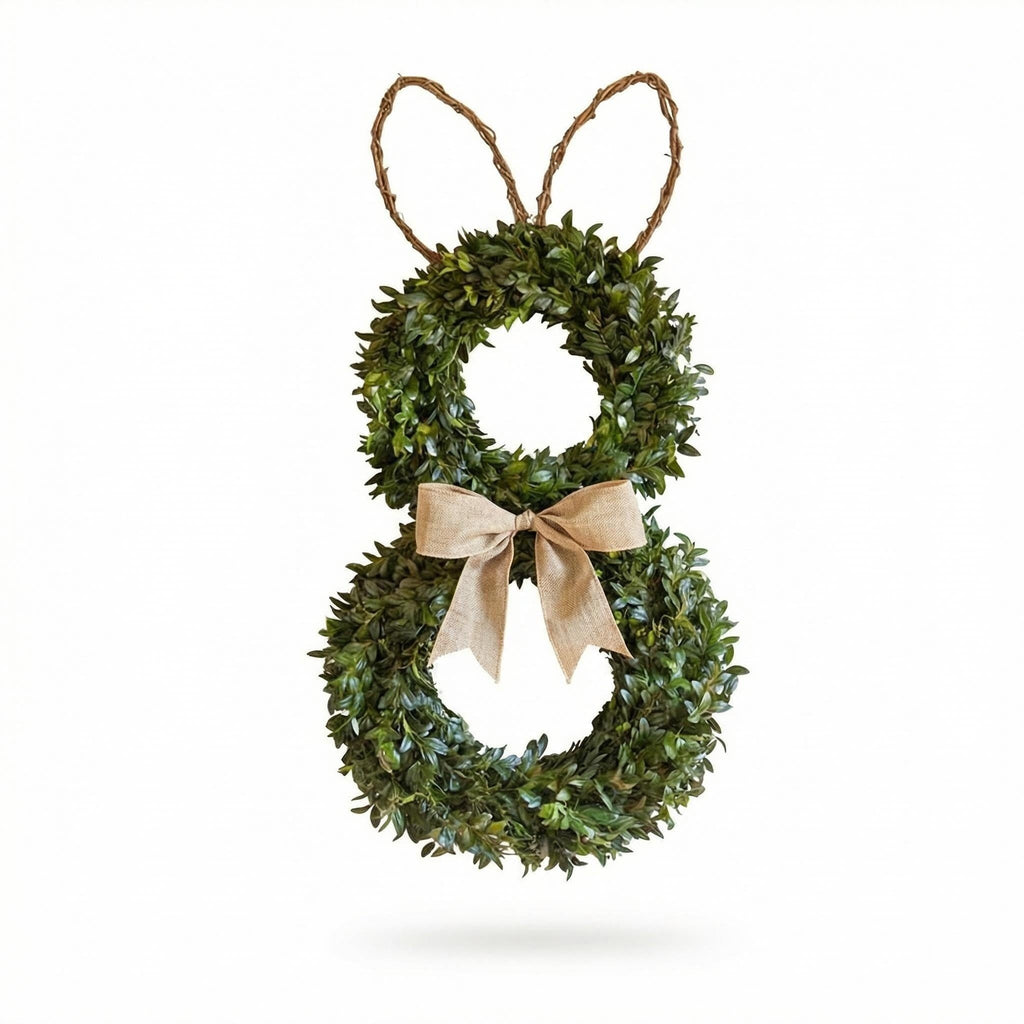 Perfect Rabbit-Shaped Spring Wreath