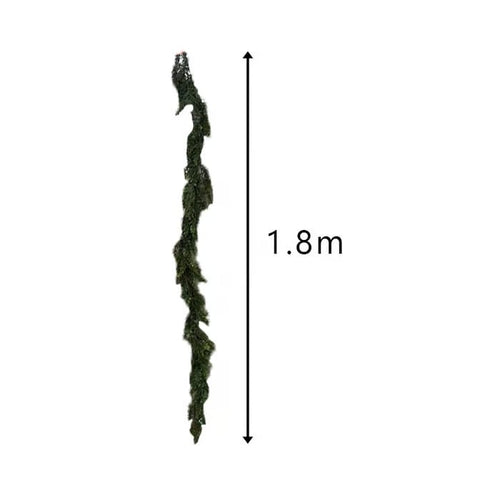 2PCS 6FT Pre-lit Christmas Cedar Garland with LED Lights Realistic Faux Greenery for Fireplace Table Mantle Wall Indoor Outdoor Winter Holiday Decorations Ornaments