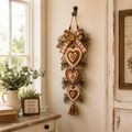 Vintage Farmhouse Layered Heart Wall Hanging