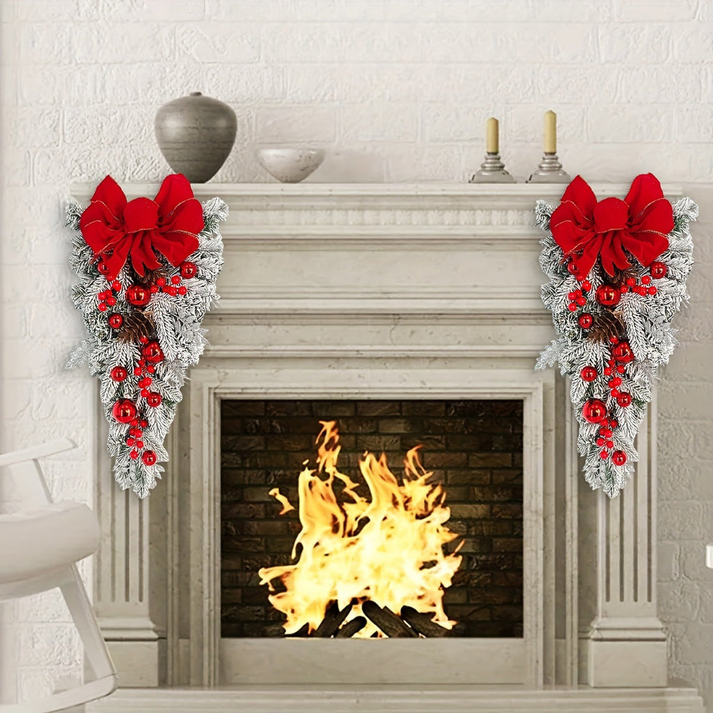 Christmas Teardrop Swag Wreath Ornament